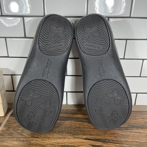 Alegria Kaitlyn Womens Size EU 38 Shoes Gravy Pull Up Leather Mary Jane Clogs - Picture 7 of 16